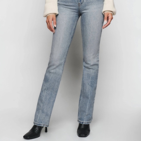 Reformation Peyton Straight Leg Denim - Picture 1 of 4